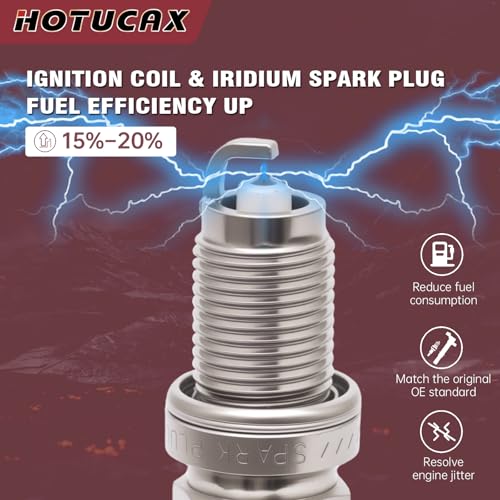 UF582 Ignition Coils & Iridium Spark Plug Set, 4 Pack - size: UF582 & Spark Plugs