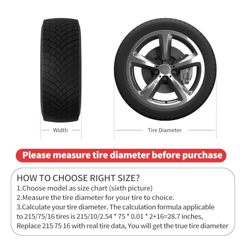 Tire Covers 4 Pack,Tough Tire Wheel Protector for Jeep, Camper, SUV, Travel Trailer,RV, Truck,Universal Outdoor Waterproof Anti-UV Snow Sun Rain Tire Covers Set Fits Tire Diameters 27-29 Inches - size: M--blue