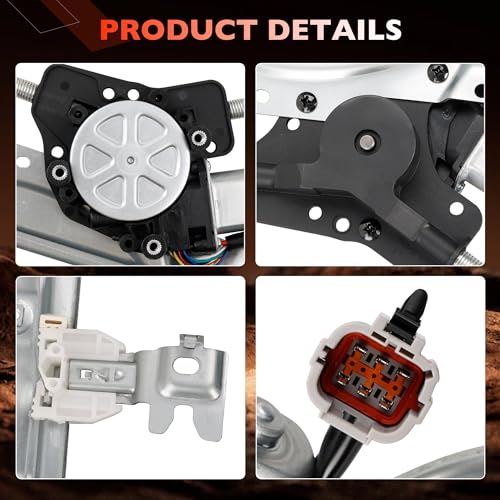 Front Right Passenger Side Window Regulator and Motor, OE 748-525 - size: 748-525