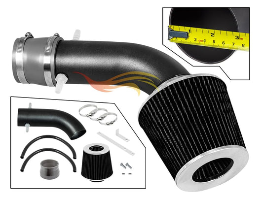 Short Ram Intake Kit for 02-03 TL Type-S/01-03 CL Type-S 3.2L V6 (Gray) - color: Black Gray
