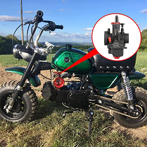 NIBBI Carburetor PWK24 fit Motorcycle Engine with 24mm Carb Jets for DirtBike MiniBike Pit Bike GY6 ATV - size: PWK24MM