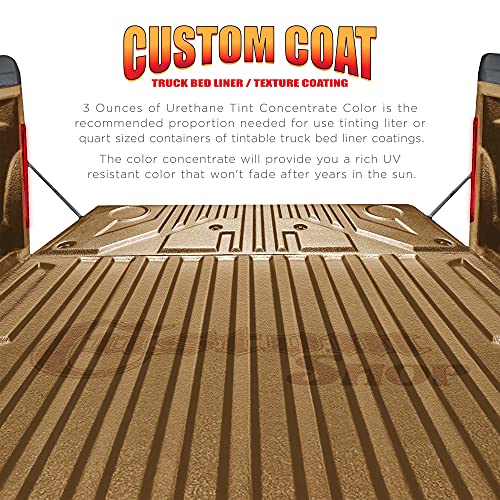 Custom Coat 3 Ounce, Coyote Brown, Bedliner Tint Concentrate - color: Coyote Brown, size: 3-Ounce (Pack of 1)