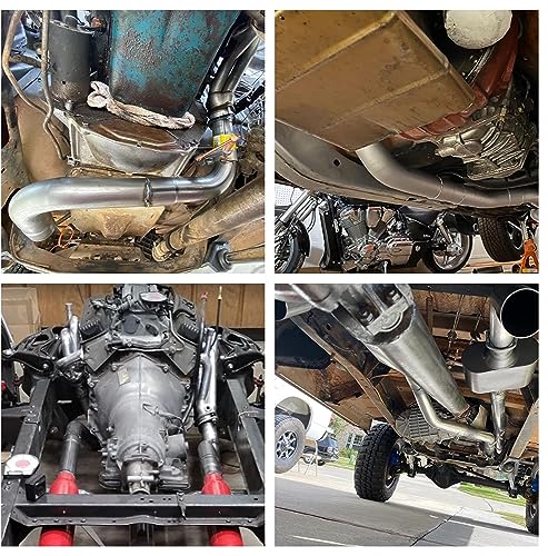 3'' Mild Steel Exhaust Pipe Kit, 3'' OD Exhaust Pipe, 16PCS - size: 3''