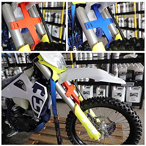 Dirt Bike Fork Saver Transportation Support Brace Suspension Guard - color: red