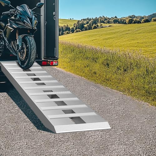 6000LBS Aluminum Loading Ramps 60x12 in, 19 lbs Motorcycle 2 Pack - size: 60x12inch