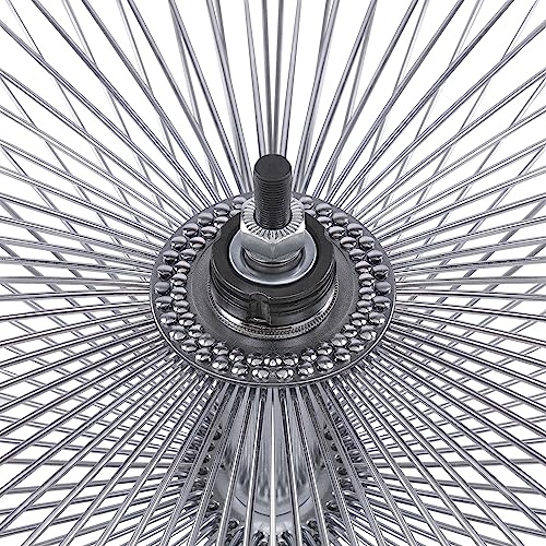 TRACER 29"*3.0 Beach Cruiser Bicycle Coaster Brake Wheelset, Polish Front and Rear Rims Set - style: 29" 3.0 Coaster Brake