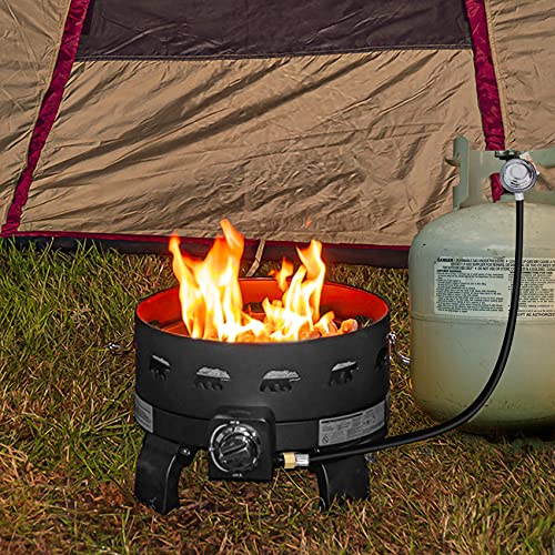 Stanbroil 4FT QCC1 Vertical Low Pressure Propane Hose and Regulator