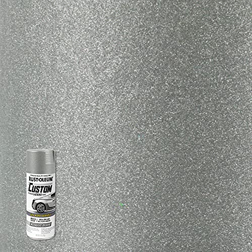Rust-Oleum Automotive Custom Lacquer Spray Paint, Metallic Silver - color: Metallic Silver, size: 11 Ounce (Pack of 1)