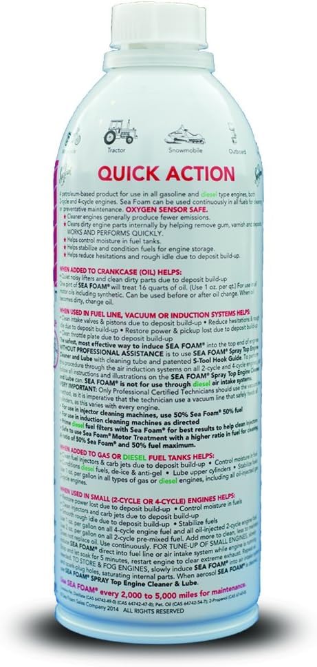Sea Foam SF-16 Motor Treatment - 16 oz, White (Pack of 2)