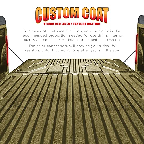 Custom Coat 3 Ounce, Olive Green, Bedliner Tint Concentrate - color: Olive Green, size: 3-Ounce (Pack of 1)