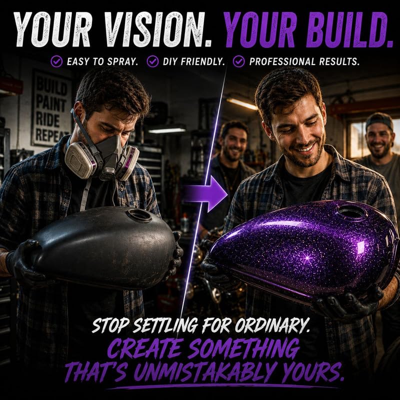 LiME LiNE Automotive Metal Flake Midcoat - No Reducer Needed (Pink, 1 Gallon) - color: Pink, size: 128 Fl Oz (Pack of 1)
