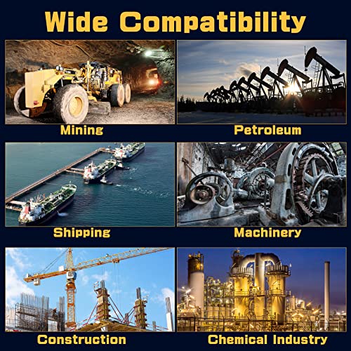 Digital Hydraulic Pressure Test Kit, Hydraulic Pressure Gauge Tester Set with 2 Digital Gauges (16MPa/80MPa) - size: 17PCS: 2 Digital Gauges