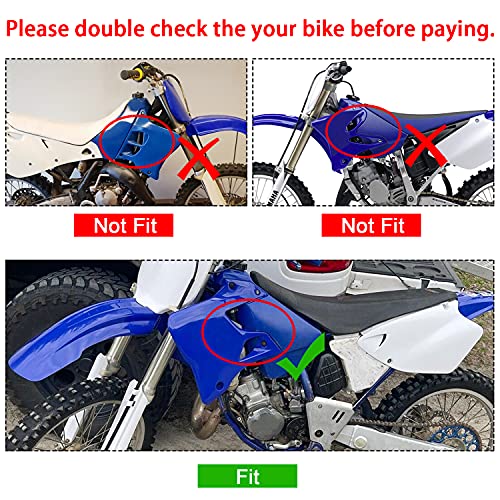 ECOTRIC Replica Restyle kit Compatible with 1996-2001 YZ125 YZ250 - color: Blue & White