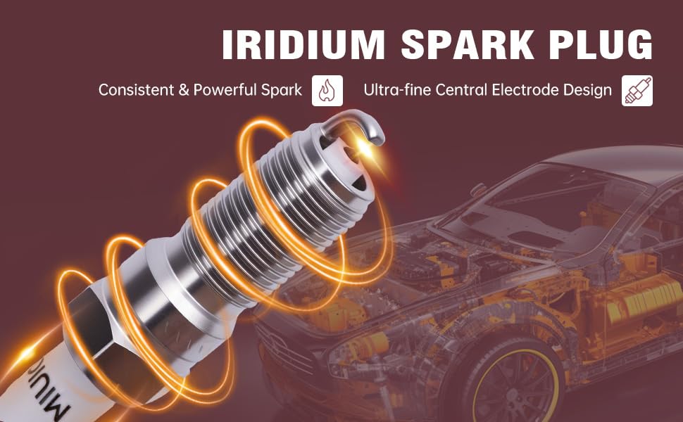 UF540 Ignition Coils & Spark Plugs Tune Up Kit, 4 Pack - size: UF540 & Spark Plugs
