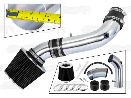 Short Ram Intake Kit for 07-11 Wrangler 3.8L V6 (Black) - color: Black
