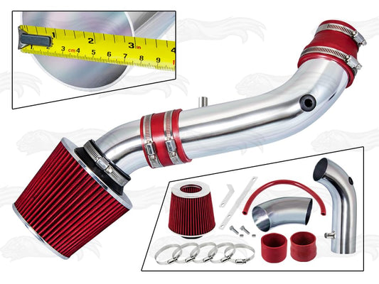 Short Ram Intake Kit for 07-11 Wrangler 3.8L V6 (Red) - color: Red