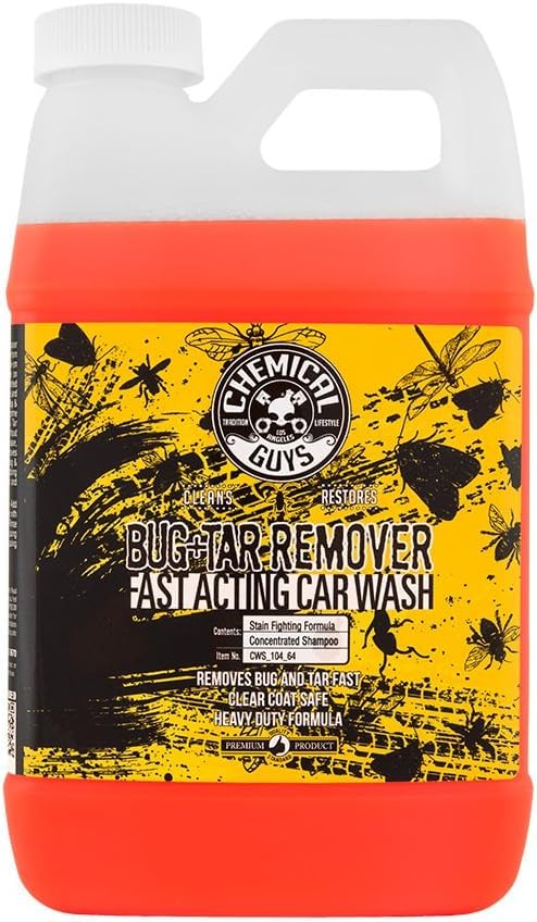 Chemical Guys, Bug & Tar Heavy Duty Wash Soap, Exterior Pre-Wash, 64 oz - size: 64 Fl Oz (Pack of 1)