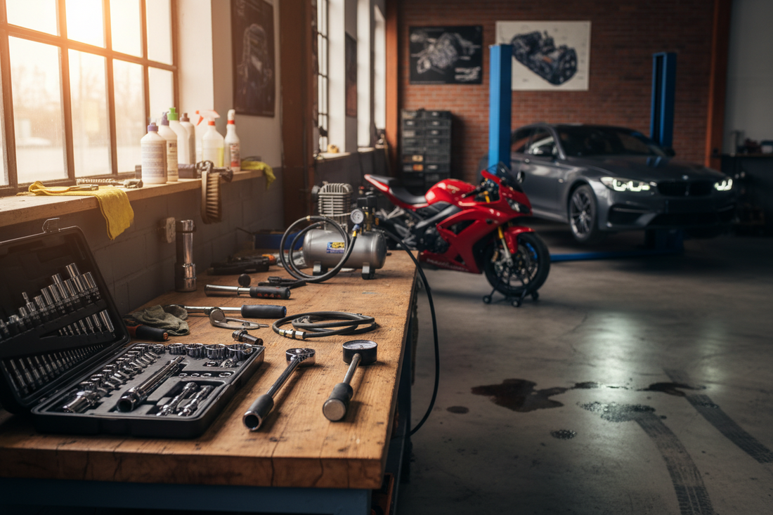 10 Essential Car and Motorcycle Maintenance Tools Every Rider and Driver Should Own