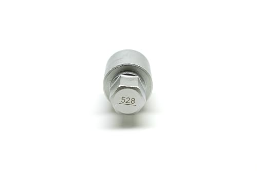 TEMO 528 Anti-Theft Wheel Lock Lug Nut Removal Socket Key for VW Audi VAG - size: Model 528 (1 Piece)
