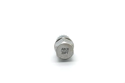 TEMO Abc8/20Pt Anti-Theft Wheel Lock Lug Nut Removal Socket Key for Vw Audi - size: ABC8/20PT