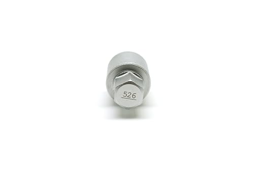 TEMO 526 Anti-Theft Wheel Lock Lug Nut Removal Socket Key for VW Audi VAG - size: Model 526 (1 Piece)