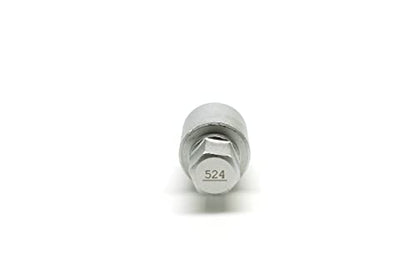 TEMO 524 Wheel Lock Nut Screw Removal Key Anti-Theft Lugnut Socket S3056 for Vw Audi Vag Volkswagen Vehicles (Pack of 3) - size: Model 524 (1 Piece) (Pack of 3)
