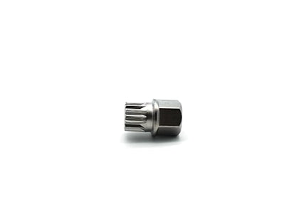 TEMO Abc4/15Pt Anti-Theft Wheel Lock Lug Nut Removal Socket Key for Vw Audi - size: ABC4/15PT