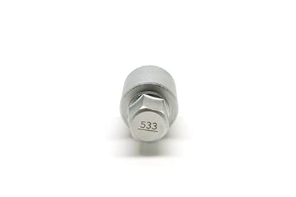 TEMO 533 Anti-Theft Wheel Lock Lug Nut Removal Socket Key for VW Audi VAG - size: Model 533 (1 Piece)