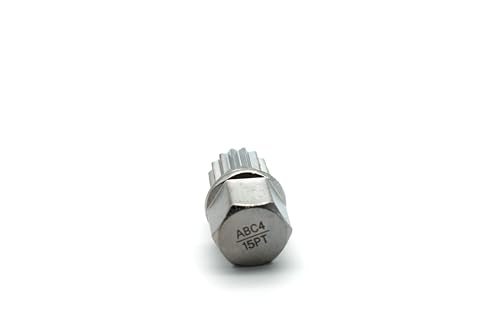 TEMO Abc4/15Pt Anti-Theft Wheel Lock Lug Nut Removal Socket Key for Vw Audi - size: ABC4/15PT