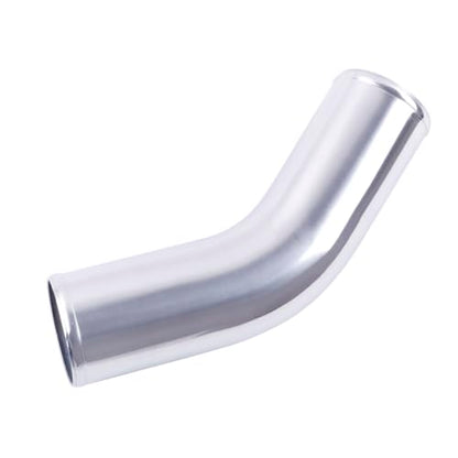 Aluminum Pipe Tube Intercooler Hose 45 Degree OD 63mm(2.5"), 6061 Aluminu Air Intake Tube, Length 11.8" (300mm), Thickness 2 mm - size: OD63(2.5"), style: 45 Degree