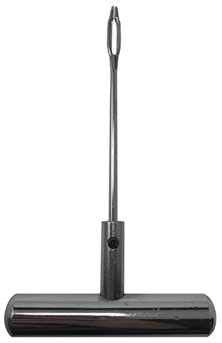 Stainless Steel T-Handle - Pro Heavy Duty Repair Tool Perfect for Tire Plug Kits for Car Truck Motorcycle Bycles - Replaceable Split Eye Needle - Made with All-Americal Materials - color: Solid Spiral Probe Tool