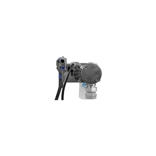 GPI - M-150 Series Fuel Transfer Pump, Automatic Shut-Off Nozzle with Filter Kit, 15 GPM, 12 Volt (110612-03) - style: Automatic Nozzle, Filter Kit