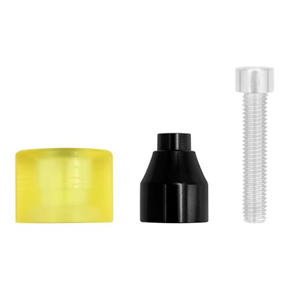 Crash Bar Slider Ends Frame Sliders Fit for Harley M12 Screw - color: #1 Yellow