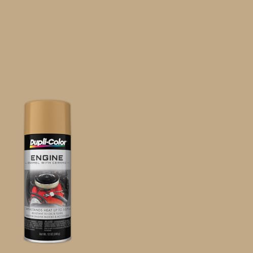 Dupli-Color Engine Paint with CERAMIC, Gloss, Cummins Beige, 12 oz - color: Cummins Beige, size: 12 Ounce (Pack of 1)