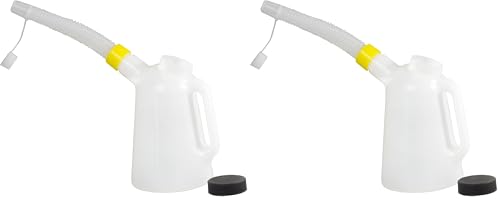 Funnel King 94360 1 Liter Translucent High Density Graduated Measuring Container (Pack of 2) - size: 1 Quarts (Pack of 2)