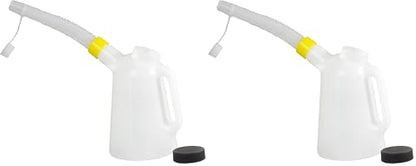 Funnel King 94360 1 Liter Translucent High Density Graduated Measuring Container (Pack of 2) - size: 1 Quarts (Pack of 2)