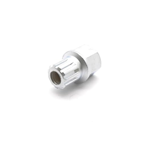 TEMO 56/11Pt Anti-Theft Wheel Lock Lug Nut Removal Socket Key for Vw Audi - size: 56/11PT