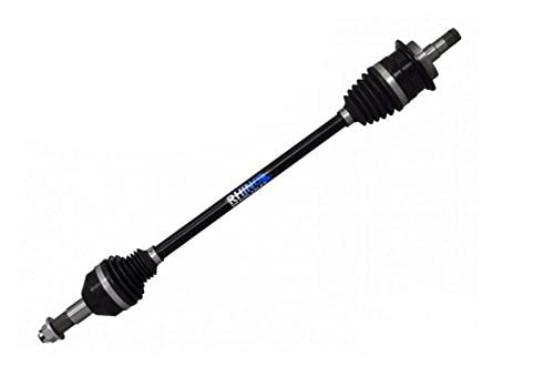 SuperATV Heavy Duty Rhino Front Left CV Axle Compatible with Can-Am Maverick Standard and Turbo Models, Constructed with Chromoly Steel, Synthetic Grease Keeps CV Joints Cool, See Fitment - size: Front Left