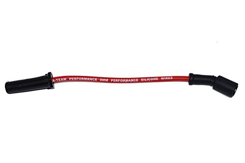 A-Team Performance - Silicone Spark Plug Wires Set - Compatible with GMC Chevy Truck SUV 1999-2014 11" VORTEC LS LS1 LS2 LS3 LS6 LS7 4.8L 5.3L 5.7L 6.0L 6.2L 7.0L Red 8.0mm