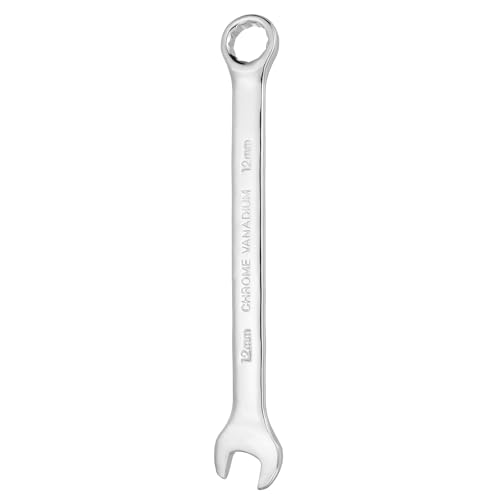 HARFINGTON Combination Wrench 12mm Metric 12-Point Box and Open End - size: 12mm