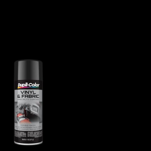 Dupli-Color Vinyl & Fabric Spray, Gloss, Black, 11 oz - color: Black, size: 11 Ounce (Pack of 1)