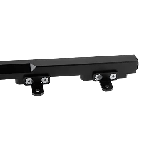 1997-2001 Jeep 4.0 Wrangler TJ Cherokee XJ Aluminum Fuel Rail #5014496AC - size: Black