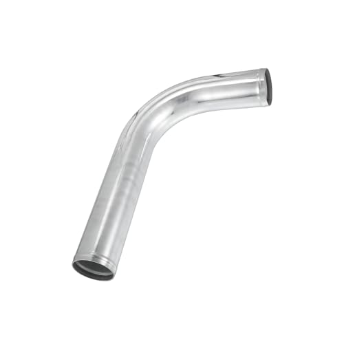 Universal 90 Degree L Shape Bend Elbow Intercooler Pipe Air Intake Tube 2.5" OD 63mm OD 500mm 19.69" Length Intercooler Pipe Aluminum Alloy Replacement