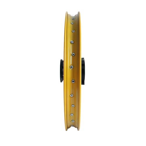 Wheel Rim Hub Compatible for 70CC 90CC 110CC 125CC 140CC 150CC 160CC Off Road Motocross Pit Dirt Rocket Bike (Yellow, 60/100-14" 15mm) - color: Yellow, size: 60/100-14" 15mm