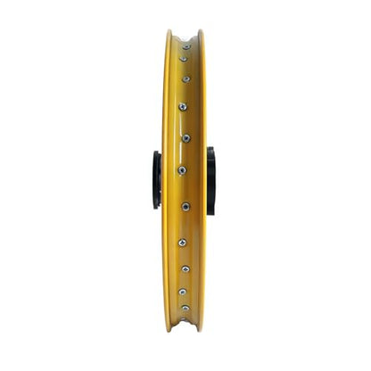 Wheel Rim Hub Compatible for 70CC 90CC 110CC 125CC 140CC 150CC 160CC Off Road Motocross Pit Dirt Rocket Bike (Yellow, 60/100-14" 15mm) - color: Yellow, size: 60/100-14" 15mm
