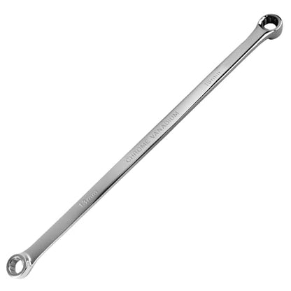 SPEEDWOX Double Box End Wrench 13 x 15 mm Extra Long Wrench Chrome Vanadium Steel Aviation Wrenches Metric 12 Point Extra 0 Degree Offset Polished Long Spanner Tools for Repairs, 14 Inch - size: 13*15