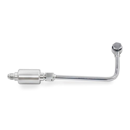 8131 Chrome Steel Fuel Line Kit With Polished Aluminium Fuel Filter