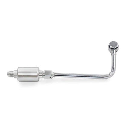 8131 Chrome Steel Fuel Line Kit With Polished Aluminium Fuel Filter