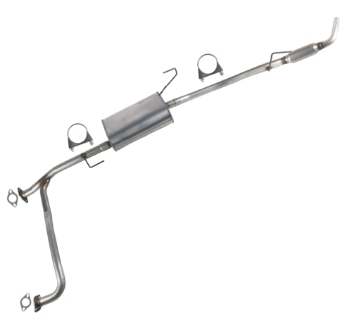 Exhaust Resonator Muffler Tail Pipe Exhaust Kit Compatible with Nissan Frontier 4.0L 2005-2019 Stainless Steel | Northeastern Exhaust | Free Gaskets and Clamps Included | Direct-Fit