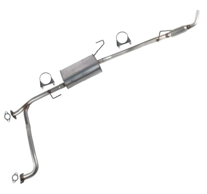 Exhaust Resonator Muffler Tail Pipe Exhaust Kit Compatible with Nissan Frontier 4.0L 2005-2019 Stainless Steel | Northeastern Exhaust | Free Gaskets and Clamps Included | Direct-Fit
